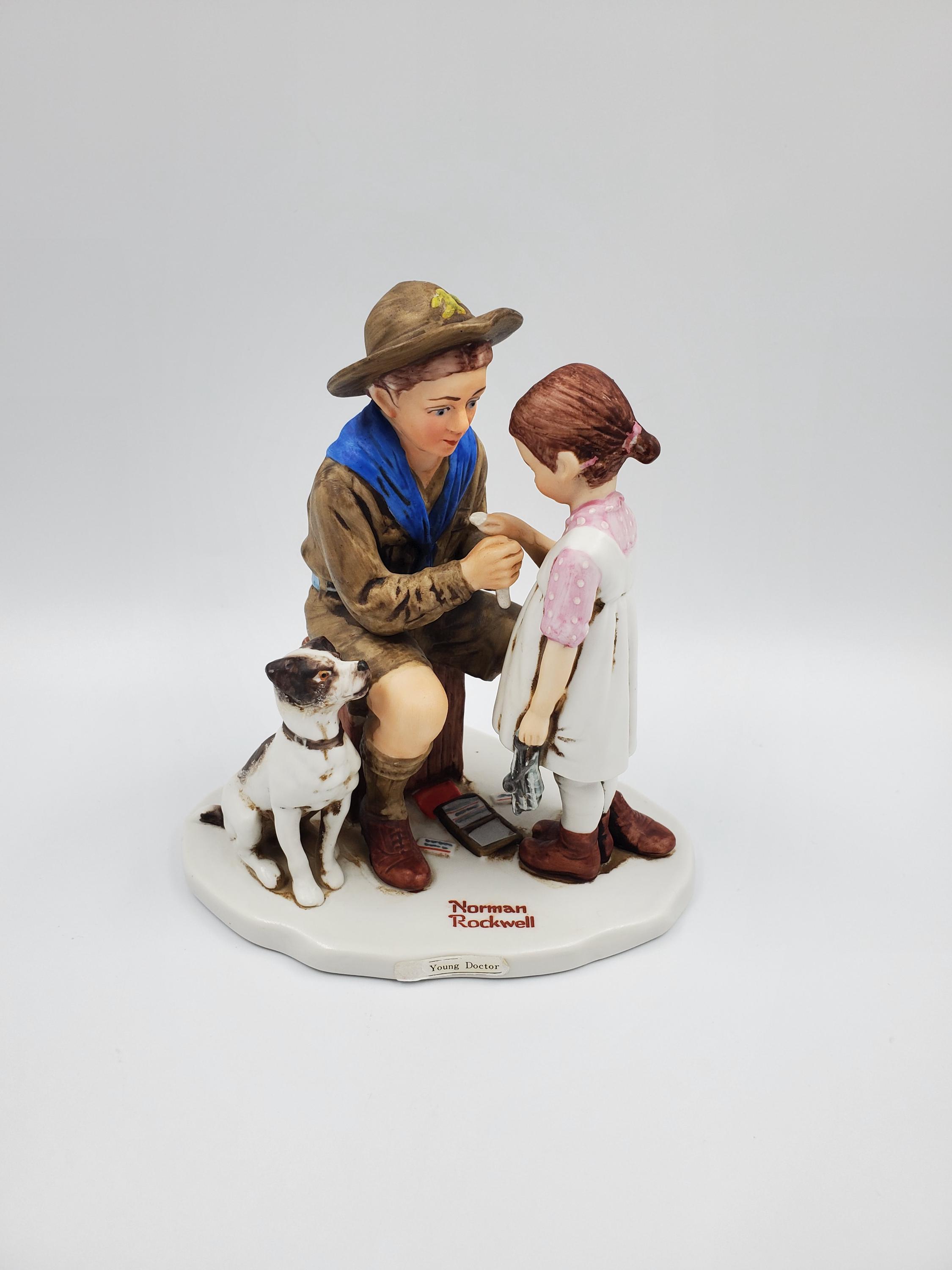 50’S★ホーボー★デカンタ★ビンテージ★置物★人形★USA★ルンペン★浮浪者 Norman Rockwell Young Doctor Figurine Designed by Dave Grossman - Etsy