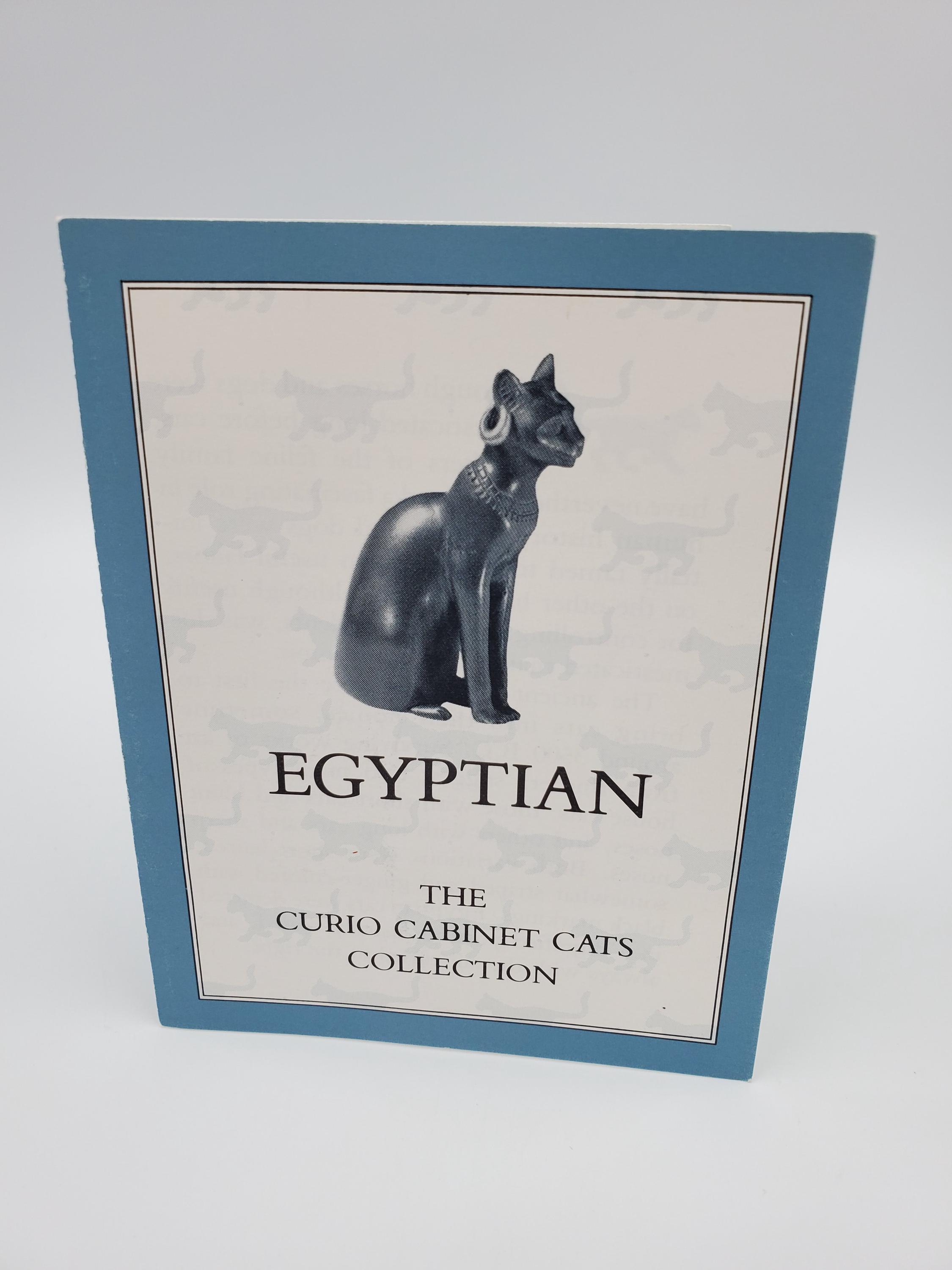 The Franklin Mint Curio Cabinet Metal Egyptian Cat Figurine - Etsy