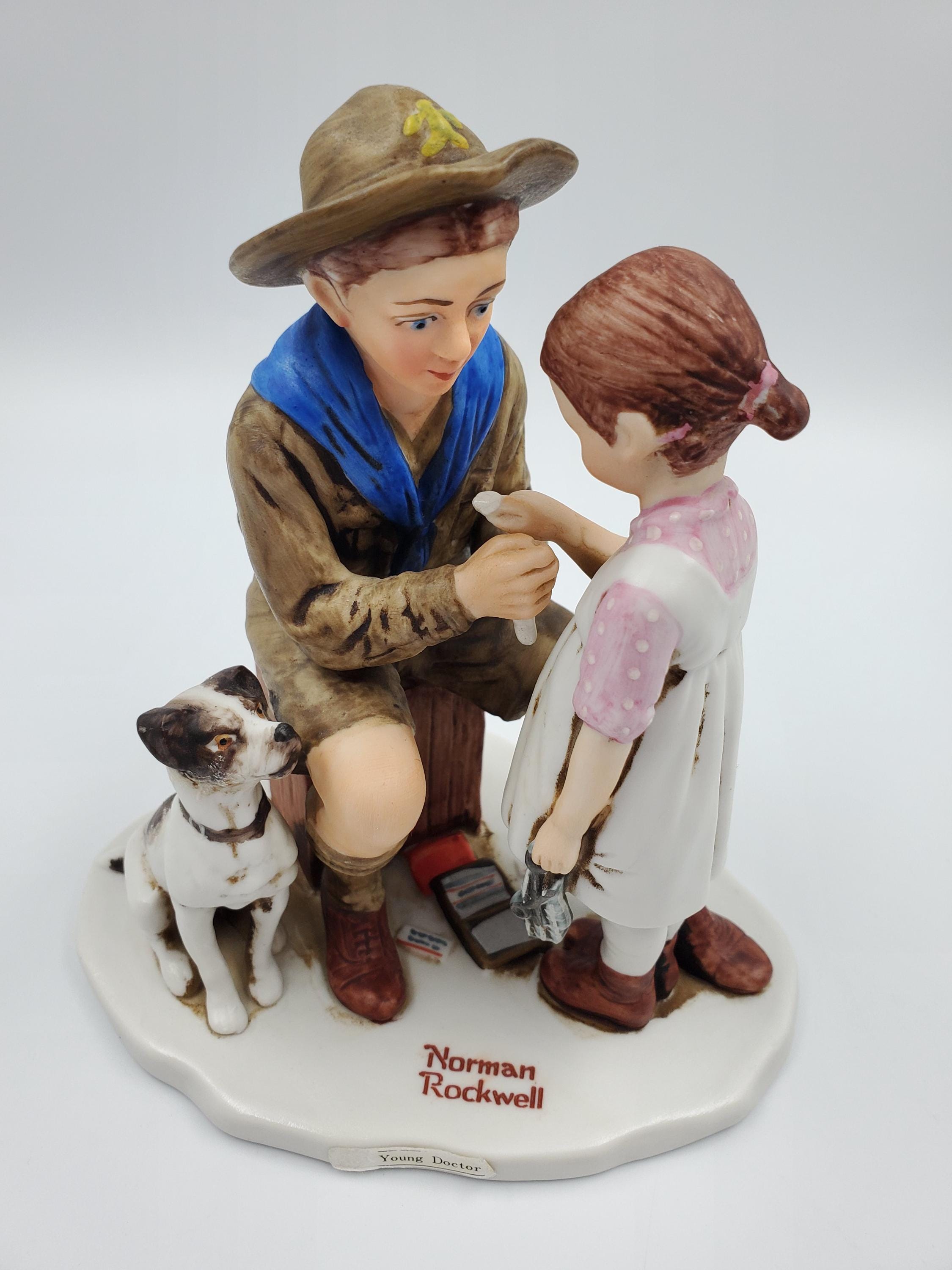 Norman Rockwell Young Doctor Figurine Designed by Dave Grossman - Etsy