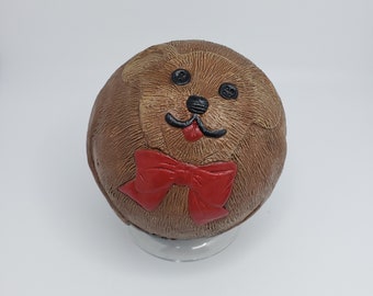 Briere Vintage Rare 1986 Folk Art Roly / Poly Bear Ball Only