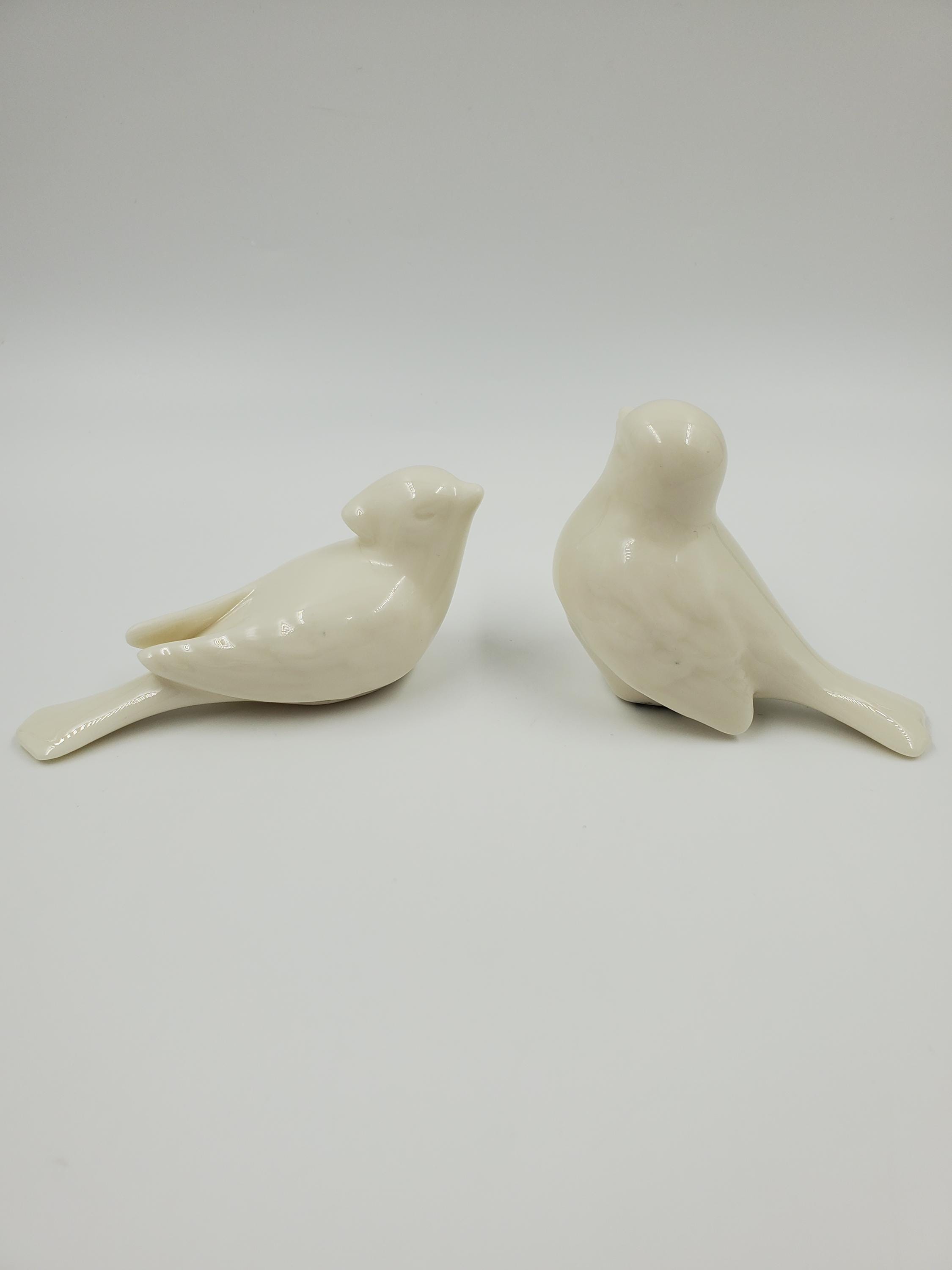 レノックス　庭の鳥　チカディー　二羽　LENOX　7大陸の野生動物　陶器　鳥 レノックス 庭の鳥 チカディー 二羽 LENOX 7大陸の野生動物 陶器