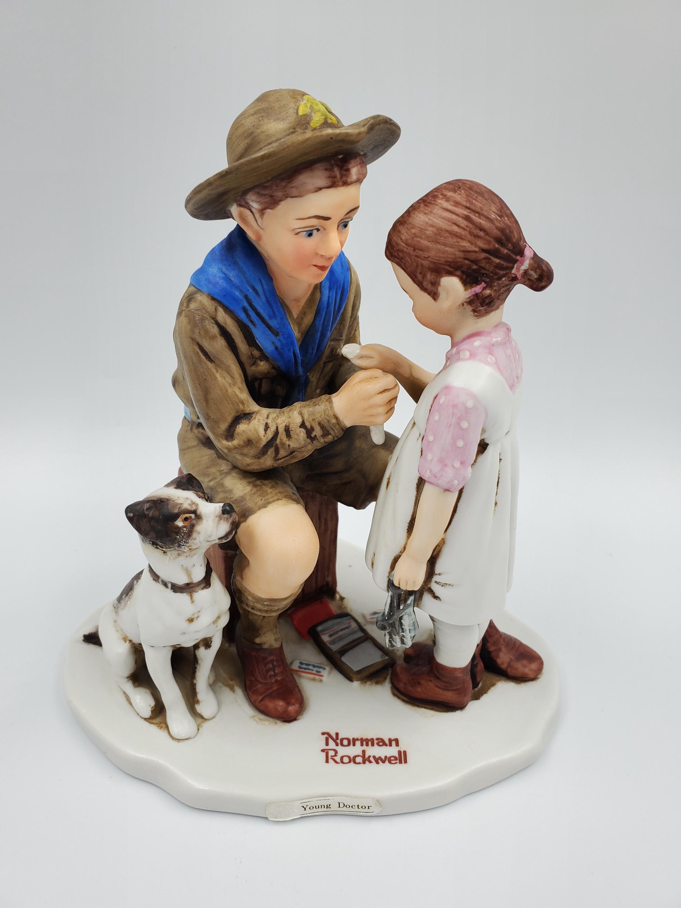 50’S★ホーボー★デカンタ★ビンテージ★置物★人形★USA★ルンペン★浮浪者 Norman Rockwell Young Doctor Figurine Designed by Dave Grossman - Etsy