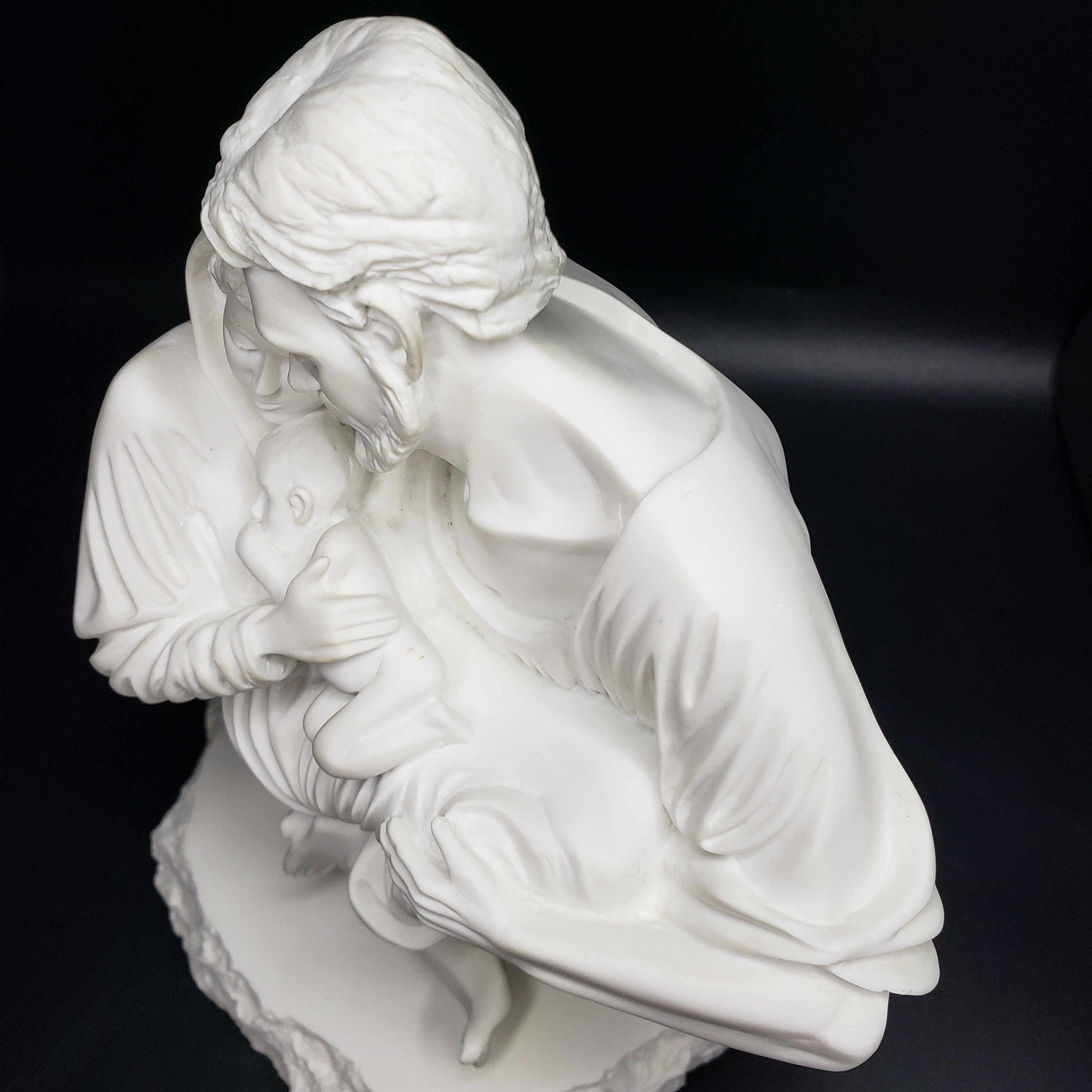 Vintage Timothy P Shmalz a Quiet Moment Sculpture Figurine of the Holy