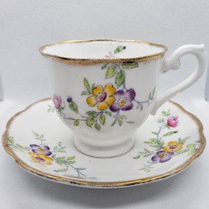 Royal Albert Crown China Teacup and Saucer