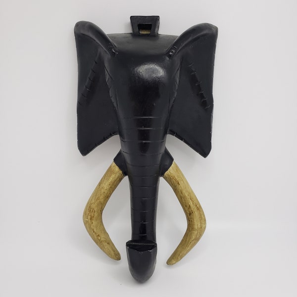 Ceramic Elephant Head Wall Etsy