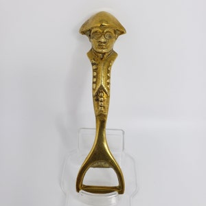 Brass Napoleon Vintage Bottle Opener