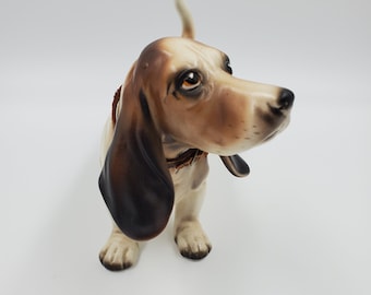 ヴィンテージ バセットハウンド 陶器製犬置物 パターン 1153 - Etsy 日本