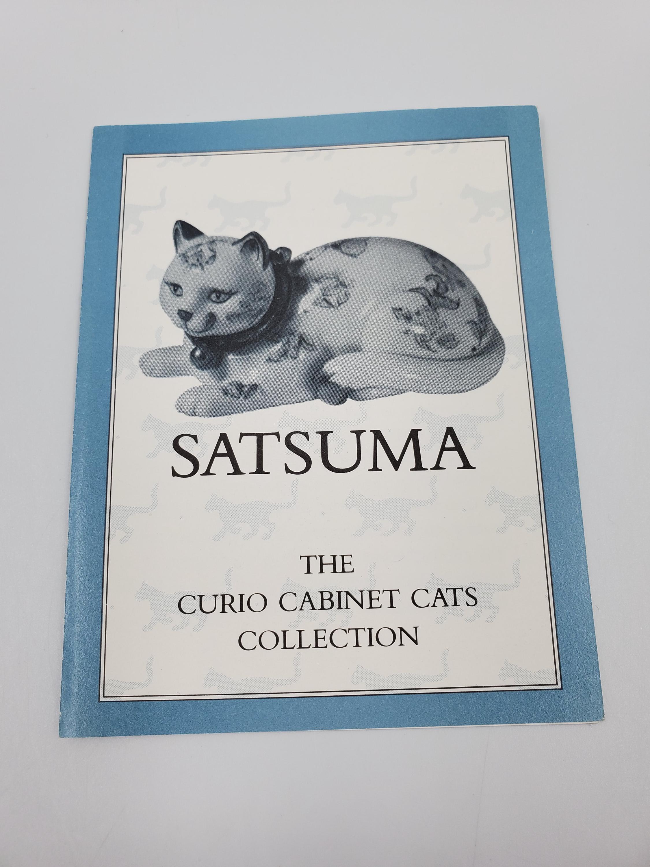 The Franklin Mint Satsuma Curio Cabinet Cat Collection Figurine - Etsy