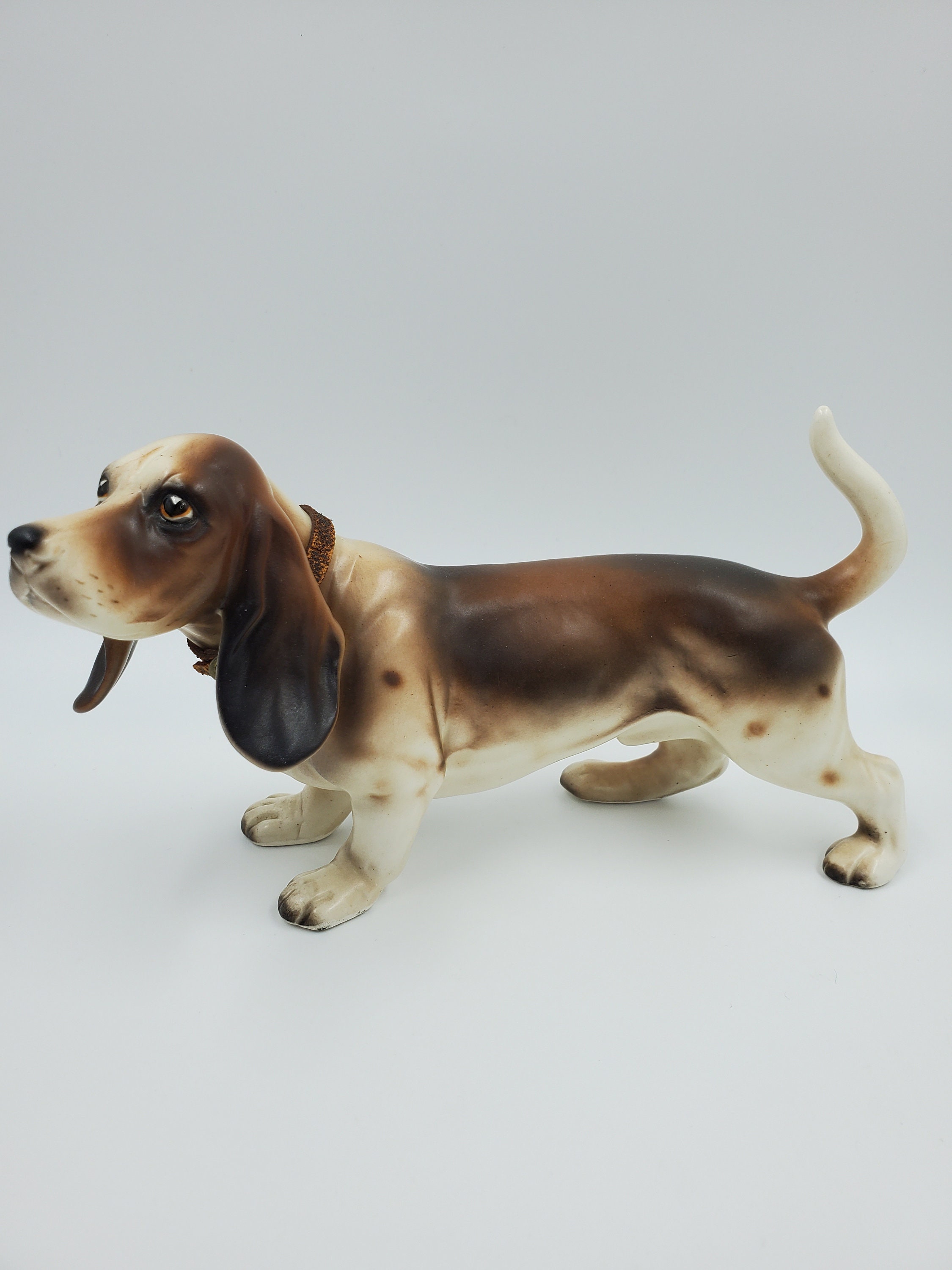 ヴィンテージ バセットハウンド 陶器製犬置物 パターン 1153 - Etsy 日本