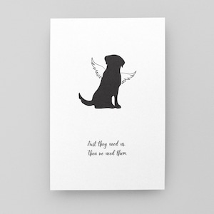 Pérdida de tarjeta de mascota, perro ángel, pérdida de tarjeta de perro, pérdida de mascota, pérdida de perro, tarjeta de simpatía, tarjeta de felicitación, perro, pérdida