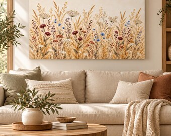 Wildflower Meadow Matte Canvas