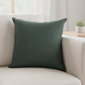 Evergreen Heritage Plaid Woven Cotton Blanket – Made in USA Cabin Throw – Lodge Style Couch or Bed Decor – 3 Sizes Evergreen Heritage Pillow - 17" x 18"