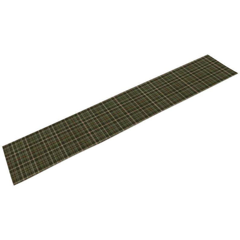 Rustic Green Plaid Table Runner – Farmhouse Checkered Table Decor – 72" x 13" Woven Polyester Runner – Cozy Cabin or Lodge Style Accent image 8