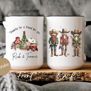 Personalized Nutcracker Mug Custom Name Mug Christmas Gift for Her Coquette Gift Best Friend Holiday Coffee Mug Winter Cup Present Secret
