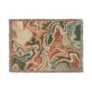 Marble Throw Blanket - Etsy