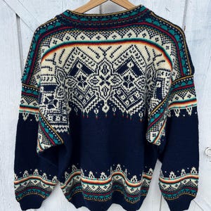 vintage wool Scandinavian sweater Dale of Norway size M