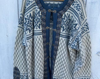 vintage wool Dale of Norway Scandinavian sweater size XXL