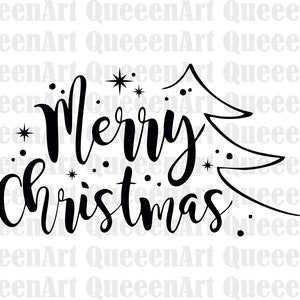 Frohe Weihnachten svg, Weihnachten SVG, digitale geschnittene Datei, Winter svg, Frohe Weihnachten svg, Weihnachtsbaum svg