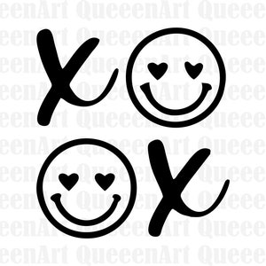 Uściski i pocałunki SVG PNG, Xoxo Svg, Serce Svg, Walentynki Svg, Miłość Svg, Koszulka walentynkowa Svg, Koszulka Hello Valentine, Walentynki Svg