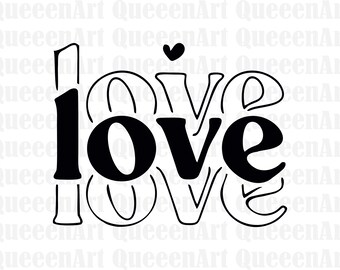 Valentine SVG, Valentine's Day SVG, Valentine Shirt Svg, Love Svg, Gift for her Svg, Heart Svg, Retro Valentine Svg, Png Cricut Sublimation