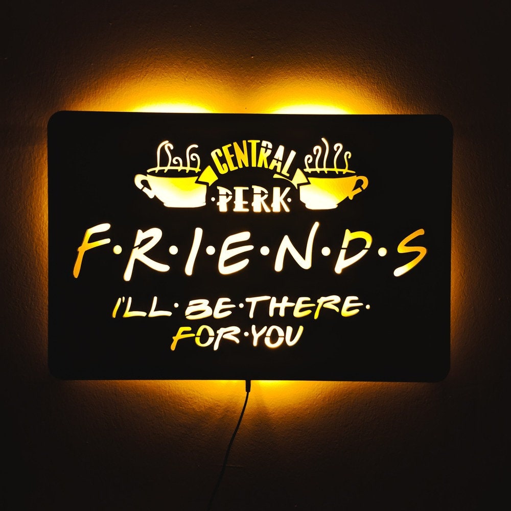 Friends Series LED Neon Sign, Central Perk Home Decor (digital Files ...