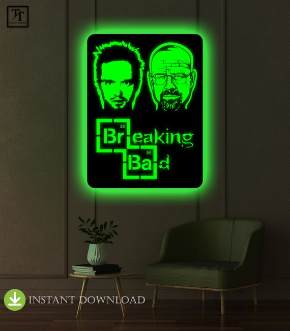 Walter White Heisenberg Lets Cook Breaking Bad Art Poster Su Tela Decorazione Da Parete Stampa Artistica Da Parete Per Soggiorno Camera Da Letto Decorazione Cornice Stile Cornice 30 X 45 Cm - Foto 7
