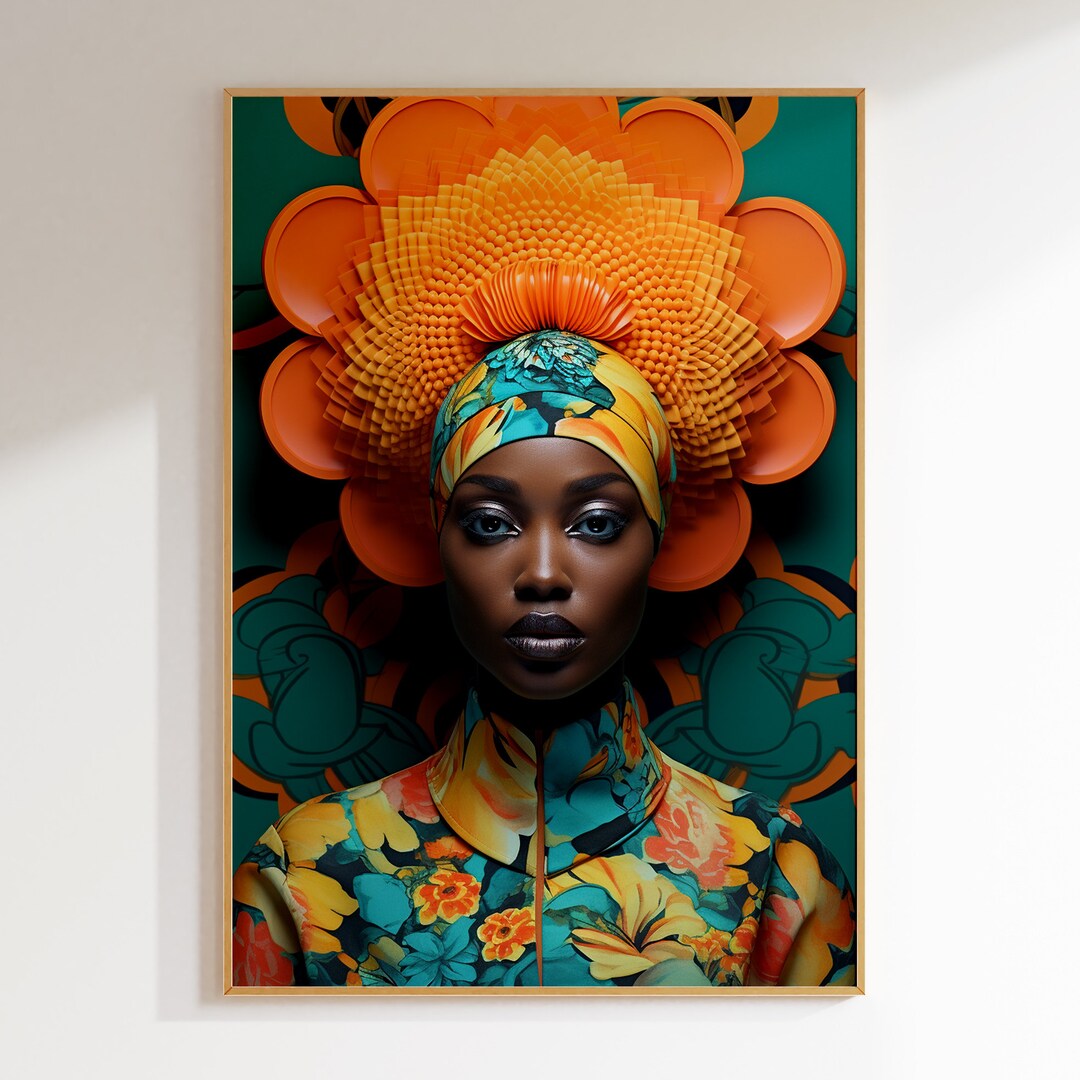 African Wall Art, Digital Download, Wall Art, PRINTABLE Digital