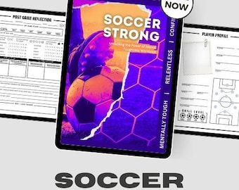 Soccer Mental Toughness Workbook & Planner for Young Athletes (Digital Download)