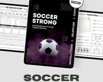 Soccer Mental Toughness Workbook: Athlete Planner & Journal (Digital Download)