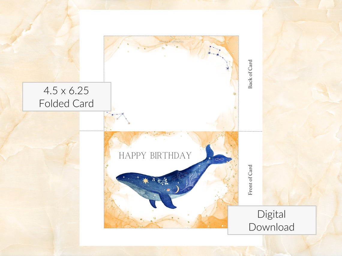 1 X Tarjeta De Felicitación - Sol Y Luna Astrología Universo Espacial Celestial Regalo De Cumpleaños #0151 - España