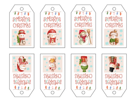Christian Christmas Sayings Gift Tags - Juls Sweet Designs