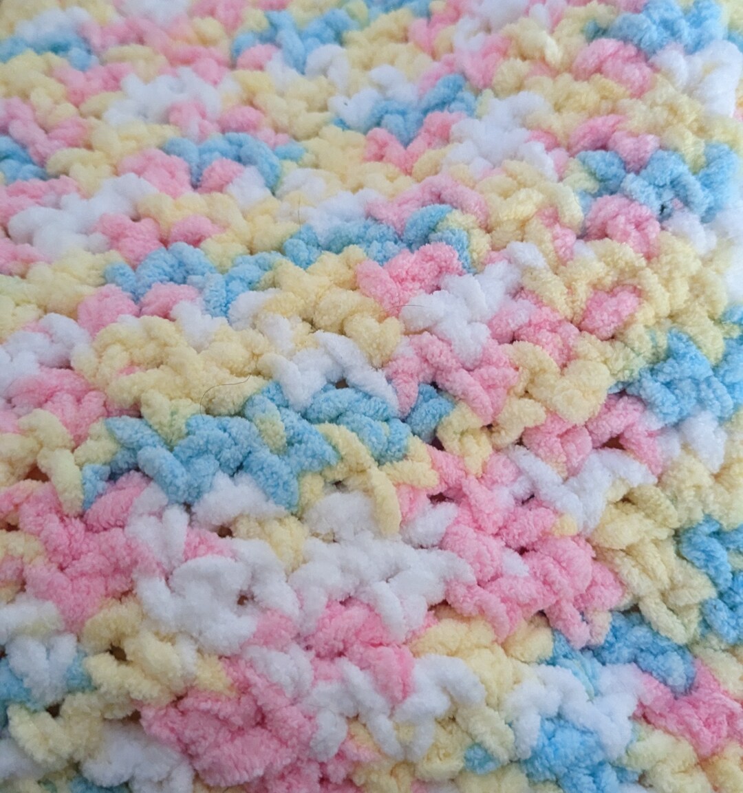 Custom Baby Blanket Toddler Blanket Bernat Blanket Yarn Etsy