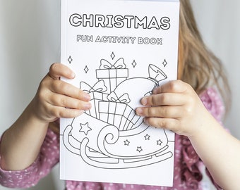 Christmas Activity Book for Kids | Games, Coloring Pages & More