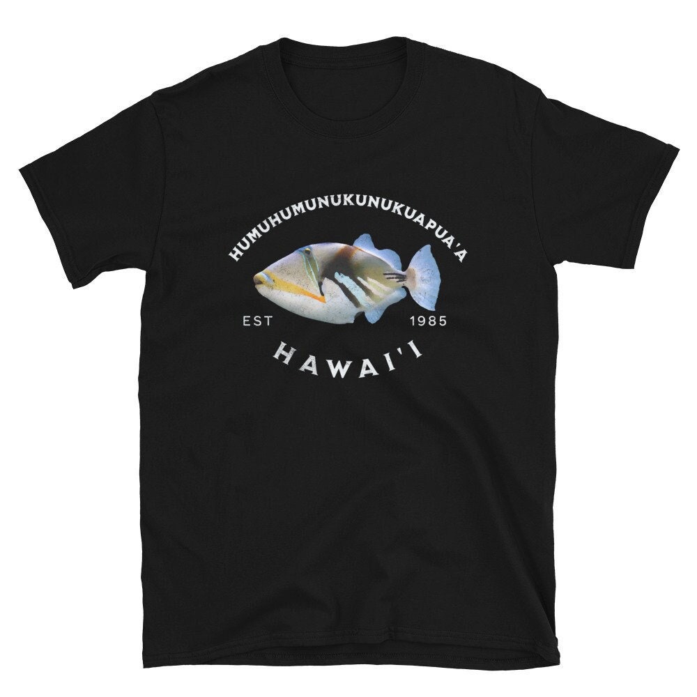 Tropical Fish Fishing Nature HoneVille Adult Unisex T-shirt