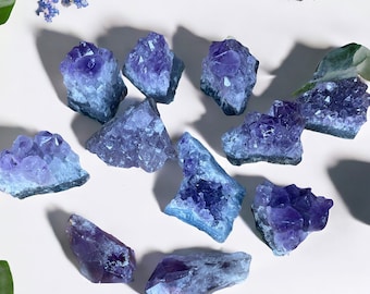 CALM Healing Crystal AMETHYST clusters small, calm, peace crystal, sleep, healing crystal , tumble stone crystal,