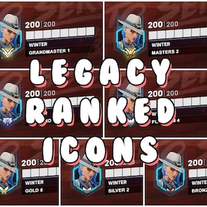 Overwatch 2 - Legacy Ranked Icons
