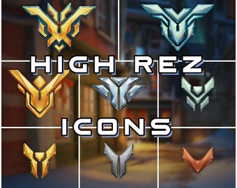 Overwatch 2 - HQ Ranked Icons