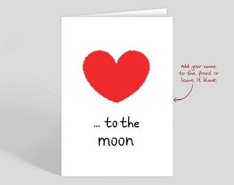 Love Printable Card / Instant Download PDF / Card Template - Etsy