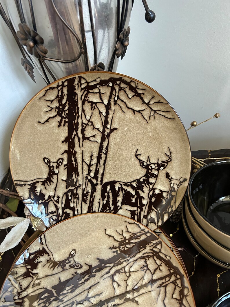 Animal print dinnerware sets Clearance