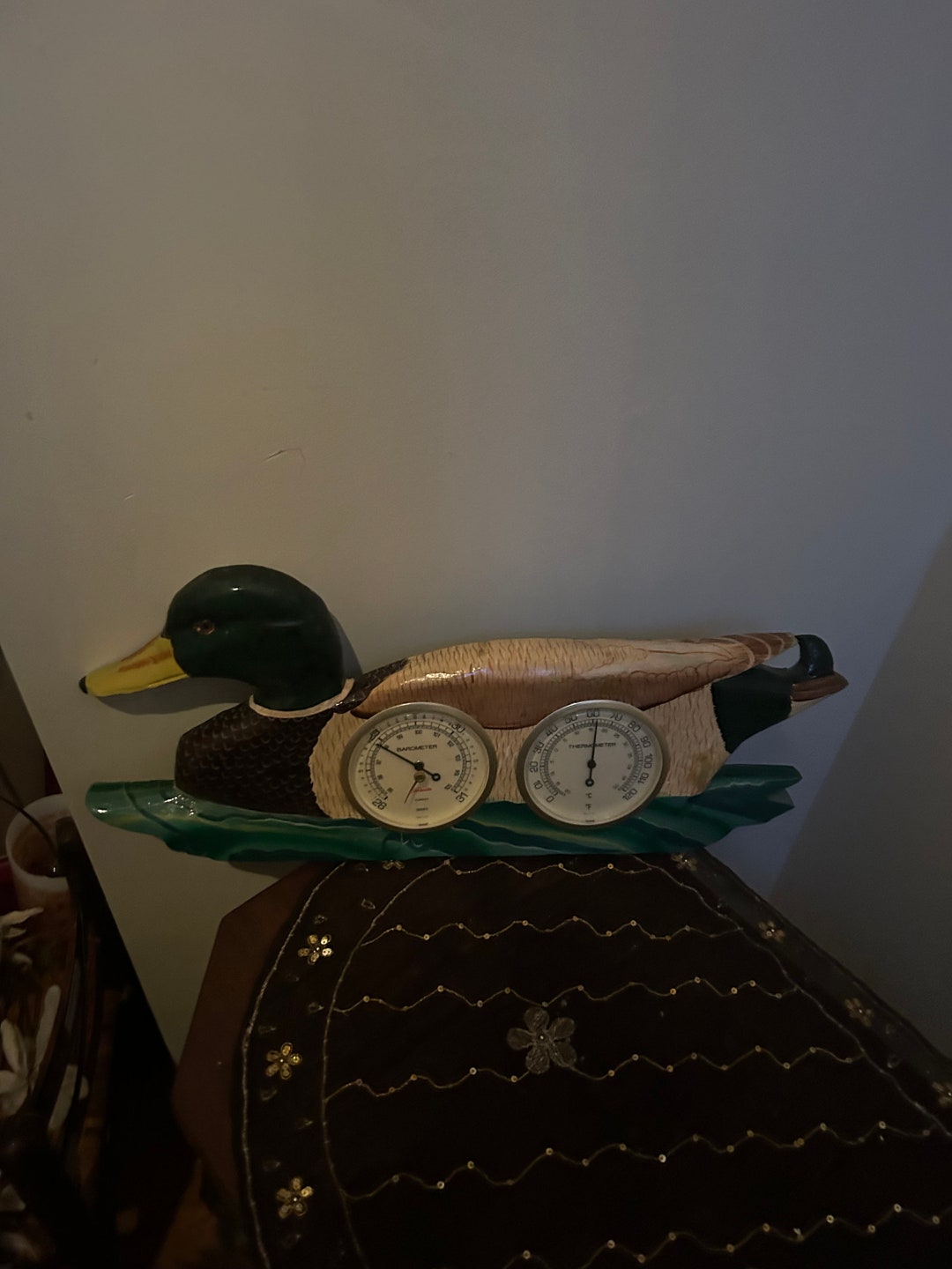 Vintage SUNBEAM 21 Duck Barometer W/ Thermometer Wall Hanging Etsy