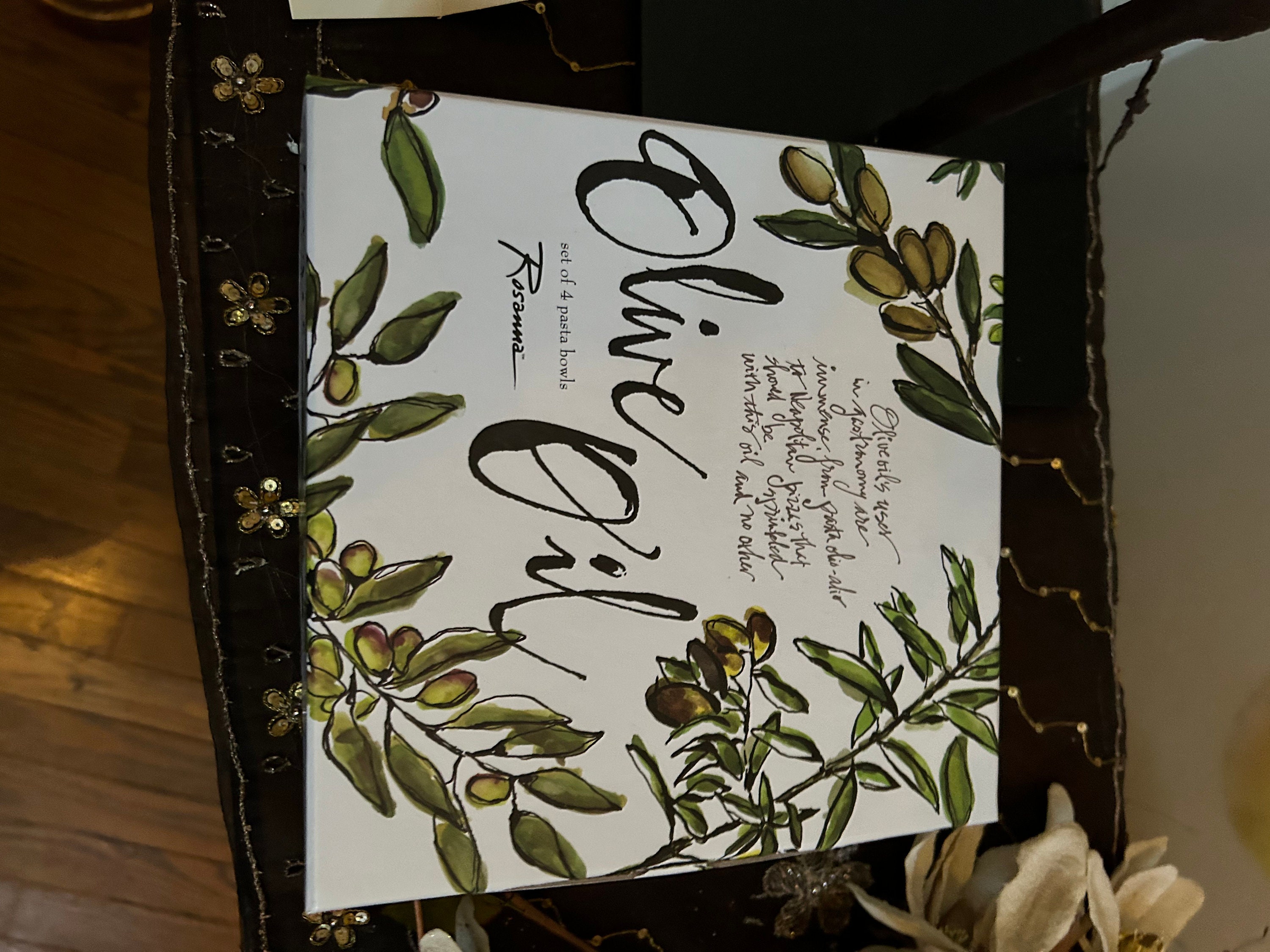 Vintage Rosanna Olive Oil Pasta Bowls Etsy