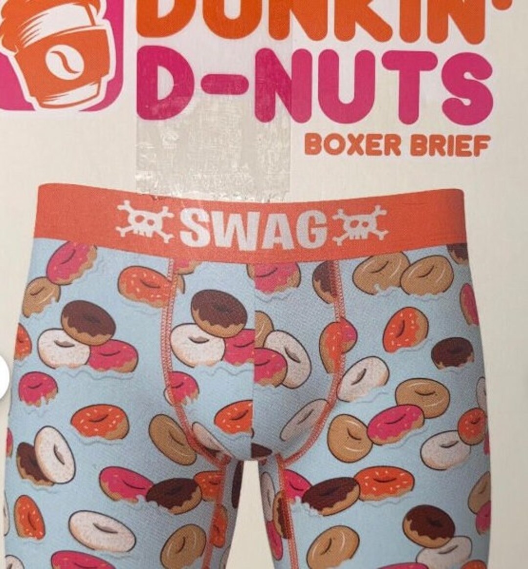 SWAG Dunkin Dnuts Boxer Briefs Logo Donuts Large New Etsy