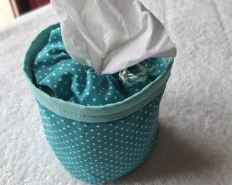 Fabric tissue basket