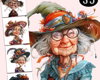 35 Clipart drôle de vieilles dames, Clipart drôle de vieilles dames, Clipart personnes âgées, mignonne grand-mère, insolite vieilles dames PNG, mignonne grand-mère, vieux