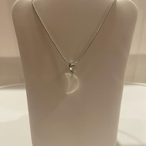 Clear Moon Necklace