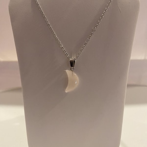 Clear Moon Necklace