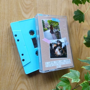 Custom Mixtape Cassettes Personalised Audio Cassettes with Custom Artwork Options & Multiple Colour Choices 60 min length image 3