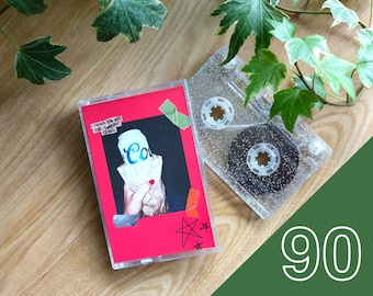 Custom Mixtape Cassettes - Personalised Audio Cassettes with Custom Artwork Options & Multiple Colour Choices - 90 min length