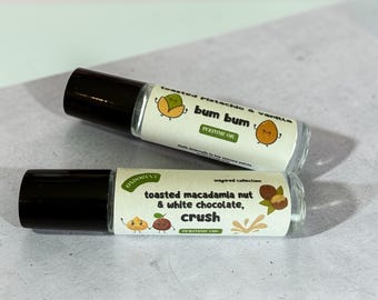 Toasted Pistachio and Vanilla Bum Bum Perfume - Gourmand Perfume, Travel sized perfume