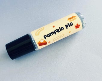 Pumpkin Pie Perfume Roll on - Pumpkin Pie Rollerball Perfume, Gourmand Scent for the Holidays, Pumpkin Pie Fragrance